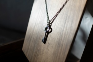 Filigreed Key Necklace
