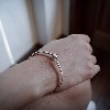 One Knot Silver Bangle
